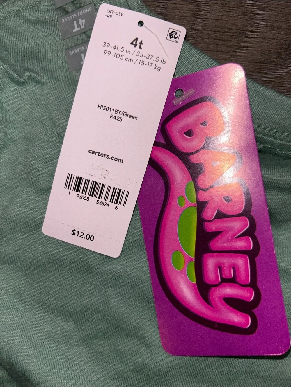 Barney Bubble Machine & Shirt